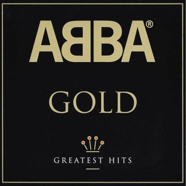 Portada del álbum "Gold" de ABBA, incluye sus mayores éxitos.