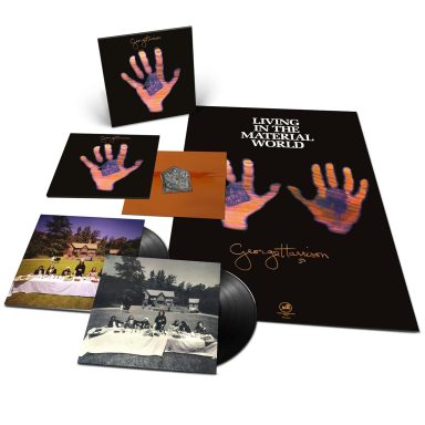 Selección de álbumes de vinilo y CD con arte de manos en la portada.